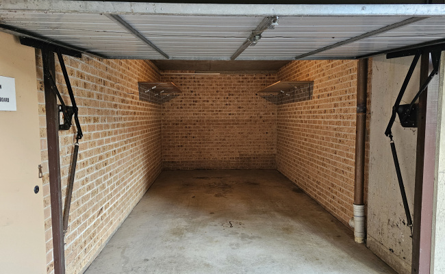 Great secure parking garage in a quiet street near Church Street Ashfield