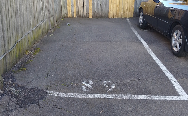Outdoor spot in a private carpark