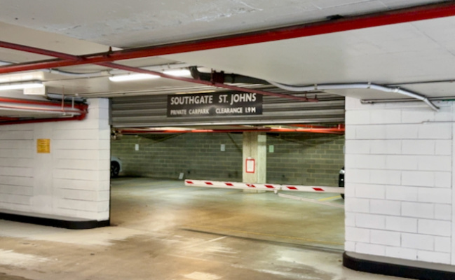 Arts precinct secure, undercover parking - Bay 15