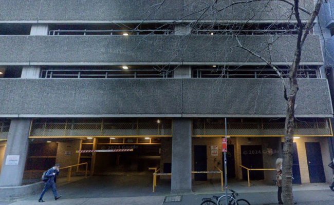 Indoor lot parking on Clarence Street in Sydney New South Wales
