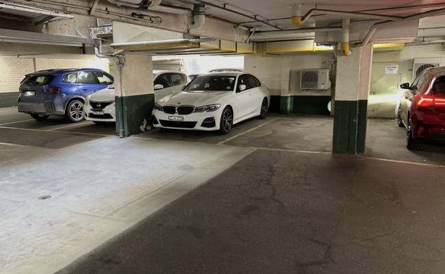 Lock up security Car spot available for Lease, steps from the Crows Nest Metro