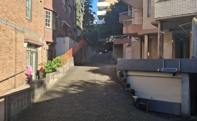 Great outdoor parking space with shade