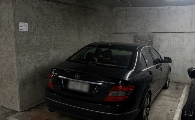 Indoor lot parking on Collins St in Melbourne Indoor lot parking on Collins St in Melbourne