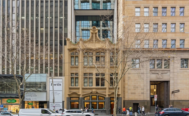 Car Stacker parking on Collins Street in Melbourne Victoria