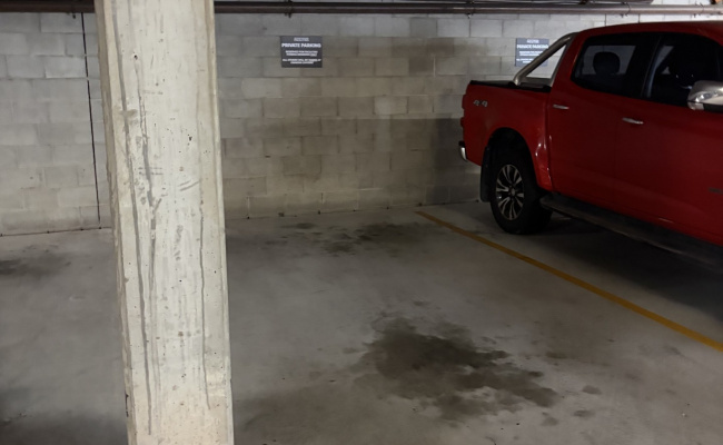 Undercover car park in Newstead/ Teneriffe, close to Gasworks, ferry terminal and bus stops.