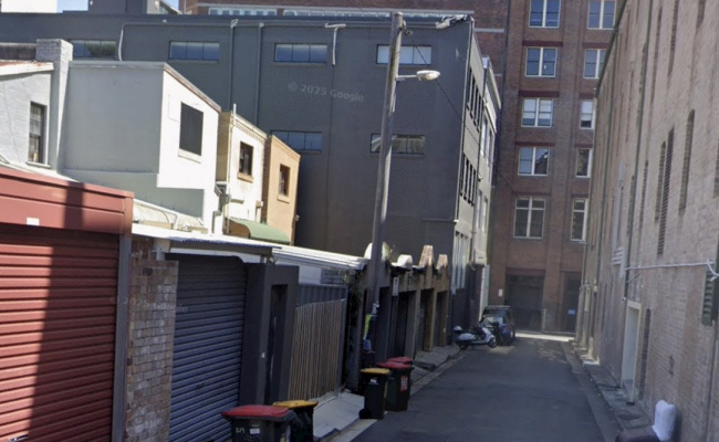 Lock up garage parking on Commonwealth Street in Surry Hills New South Wales Lock up garage parking on Commonwealth Street in Surry Hills New South Wales