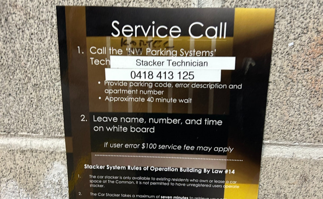 Discounted Secure Undercover Car Stacker - Close to CBD, Central, Surryhills and Darlinghurst
