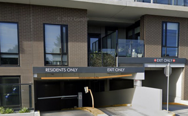 Private , secure,  underground carpark at MCITY Apartment Complex CLAYTON