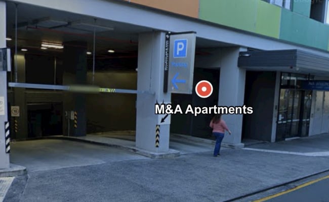 Great parking space near James Street in M&A building