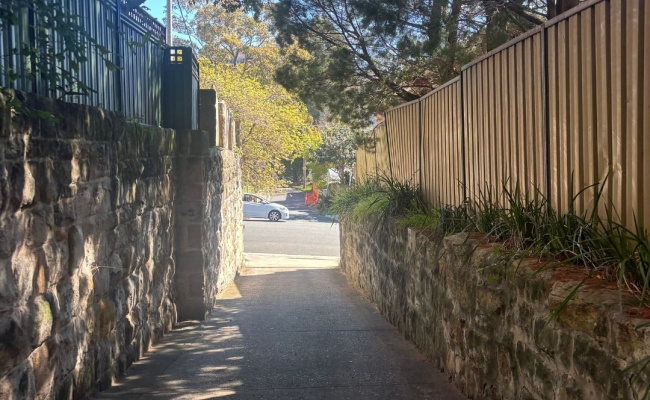 Driveway parking on Coogee Bay Road in Coogee New South Wales Driveway parking on Coogee Bay Road in Coogee New South Wales