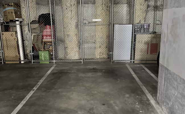Underground indoor carpark lot with storage at Southbank
