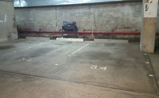 Undercover, secure car park near CBD - new