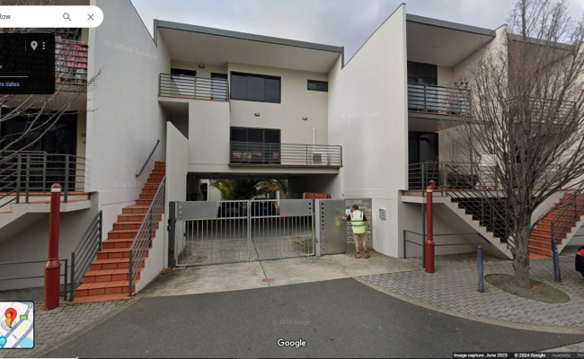 Lock up garage parking on Creswells Row in Hobart