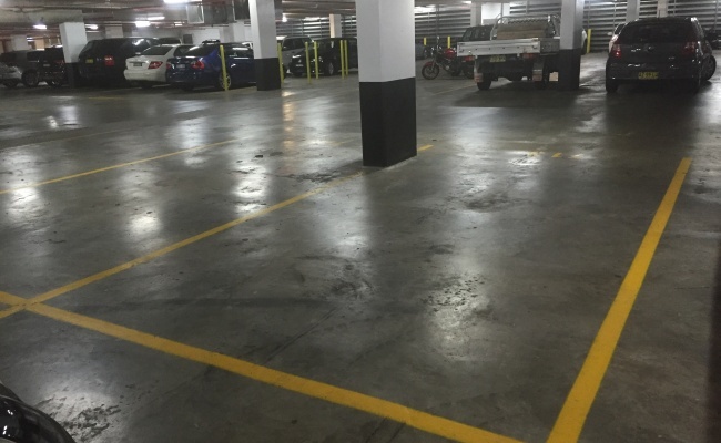 Indoor car park on top of Coles and close to CBD