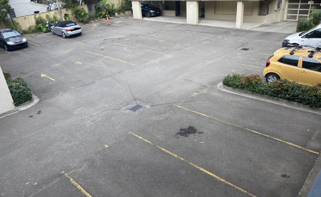 Outdoor lot parking on Curlewis Street in Bondi Beach New South Wales Outdoor lot parking on Curlewis Street in Bondi Beach New South Wales