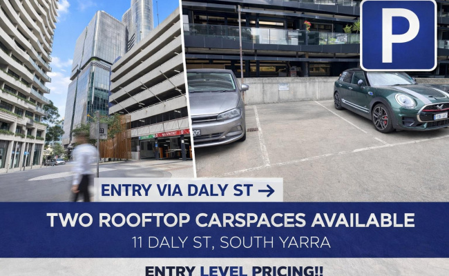 Indoor lot parking on Daly Street in South Yarra Victoria Indoor lot parking on Daly Street in South Yarra Victoria