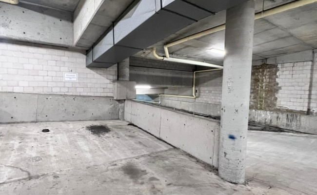Street level parking in Chippendale