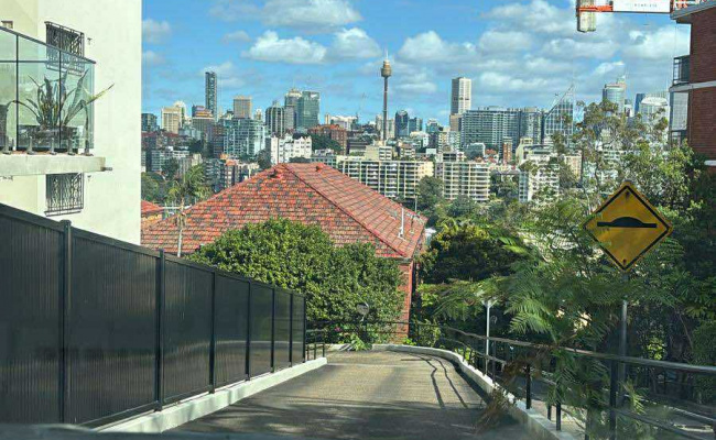 Lock up garage parking on Darling Point Road in Darling Point New South Wales Lock up garage parking on Darling Point Road in Darling Point New South Wales