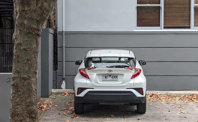 Outside parking on Davis Avenue in South Yarra Victoria Outside parking on Davis Avenue in South Yarra Victoria