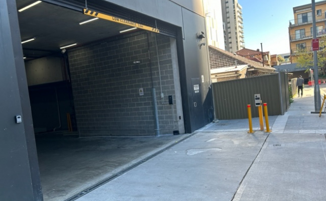 Indoor lot parking on Deane Street in Burwood New South Wales Indoor lot parking on Deane Street in Burwood New South Wales