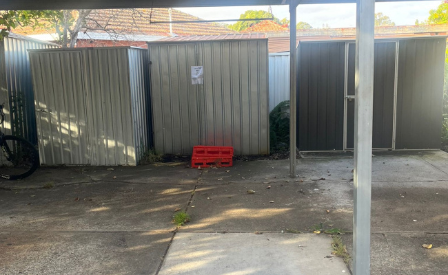 Undercover Parking with Free Storage Locker Near Wiley Park Station