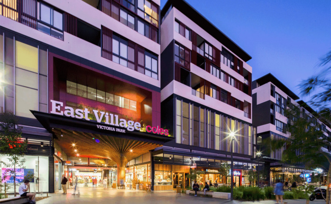 Space within East Village Shopping Centre complex