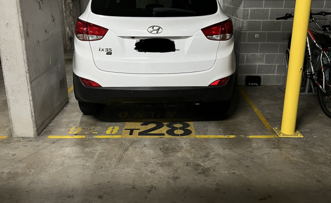 Secure, underground, parking spot ONLY AVAILABLE UNTIL 29-AUGUS 2022
