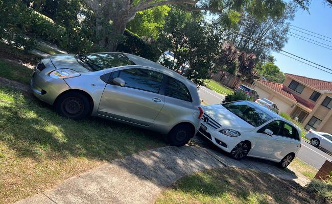 Driveway parking on Derby Street in Epping New South Wales Driveway parking on Derby Street in Epping New South Wales