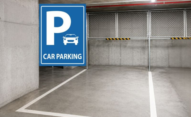 Undercover Car Space in Docklands Near Tram