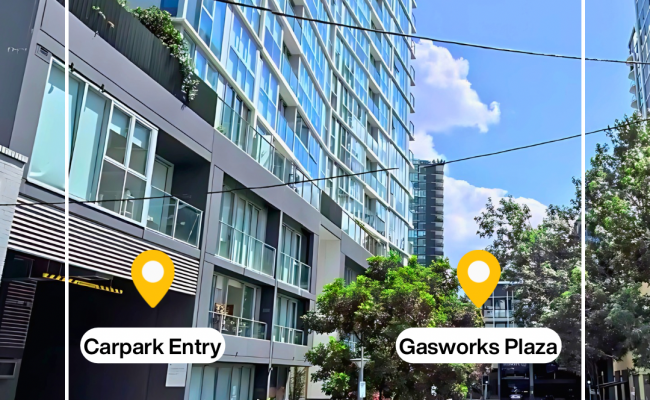 Parking around Gasworks Precinct