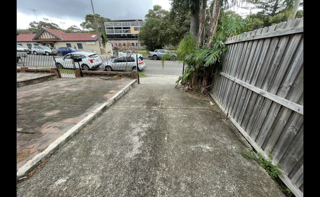 Driveway parking on Dolphin Street in Coogee New South Wales Driveway parking on Dolphin Street in Coogee New South Wales