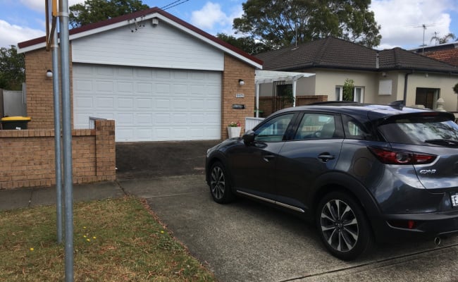 Driveway parking on Doncaster Avenue in Kensington New South Wales Driveway parking on Doncaster Avenue in Kensington New South Wales