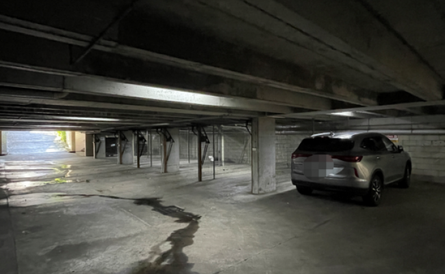 Indoor lot parking on Doohat Avenue in North Sydney New South Wales Indoor lot parking on Doohat Avenue in North Sydney New South Wales