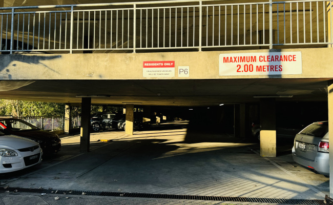 Undercover parking space near North Sydney CBD