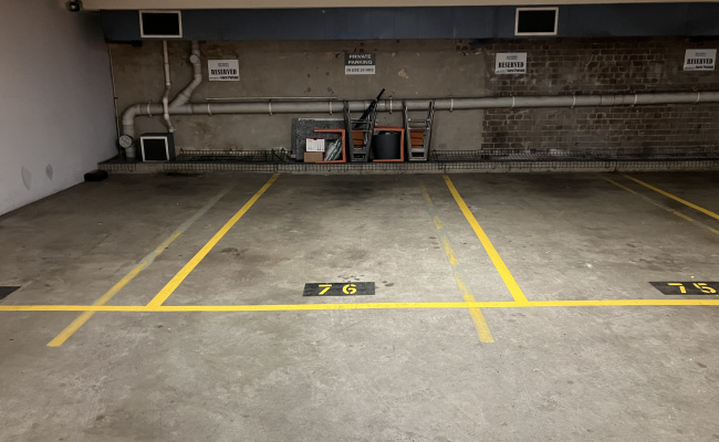 Secure Parking Space in building car park