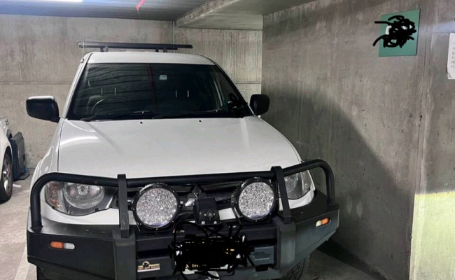 Indoor lot parking on Downie Street in Melbourne Central Business District Victoria Indoor lot parking on Downie Street in Melbourne Central Business District Victoria