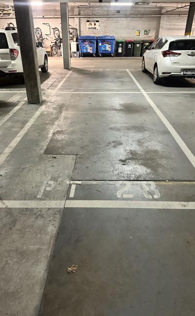 Great secure parking space near the CBD and Carlton Gardens, Museum and Parliament Station