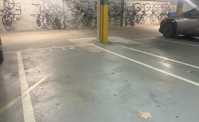 Indoor lot parking on Drummond Street in Carlton Victoria Indoor lot parking on Drummond Street in Carlton Victoria