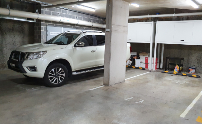 Great space in secure garage