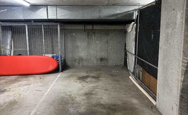 Indoor parking spot opposite Manly Wharf