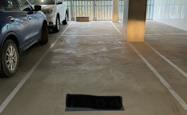 Secured parking space in Belconnen Town Centre