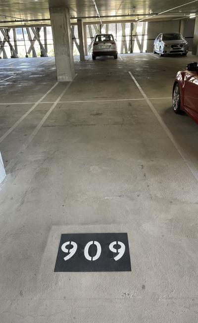 Great parking space right next to Lake Gininderra and woolworths
