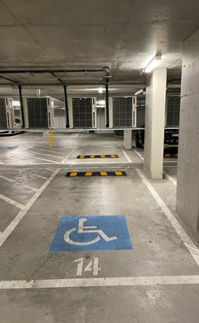 Indoor lot parking on Ebley Street in Bondi Junction New South Wales Indoor lot parking on Ebley Street in Bondi Junction New South Wales