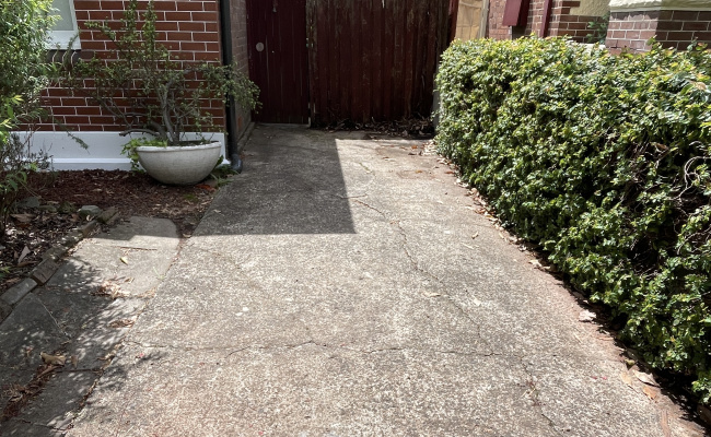 Driveway on quiet street. No bond or key required. One block from Ashfield Aquatic Centre.