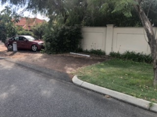 A dedicated car bay close to UWA (bay 1 of 2)