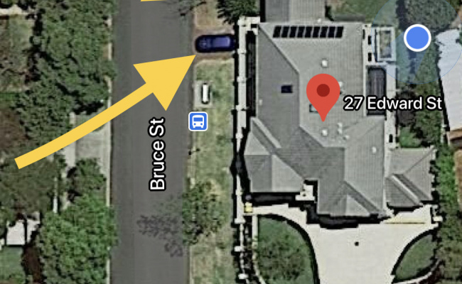 A dedicated car bay close to UWA (bay 1 of 2)