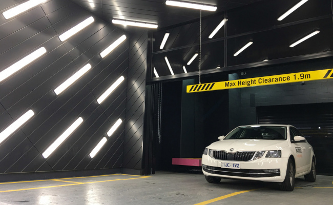 Indoor Car Stacker located in Melbourne CBD