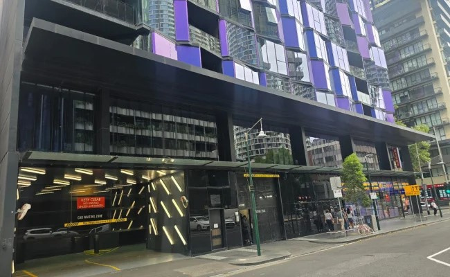 This car stacker parking space is located in Melbourne and available to lease or for sale