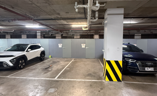 Indoor lot parking on Elizabeth Street in Melbourne Victoria