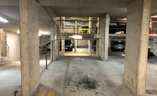 Indoor lot parking on Elizabeth Street in Surry Hills New South Wales Indoor lot parking on Elizabeth Street in Surry Hills New South Wales